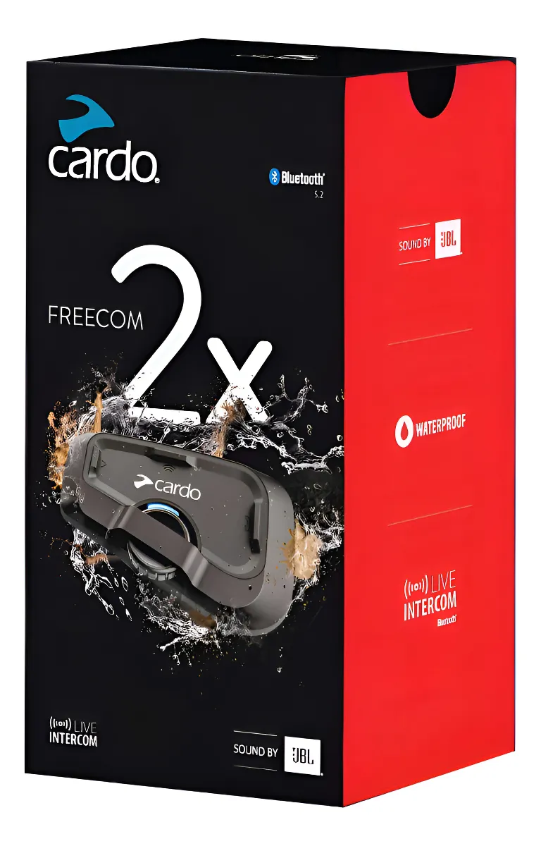 Intercomunicador Cardo Freecom 2x Para Casco Unitario - Imagen 4