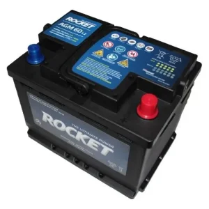 Bateria Rocket Agm Start Stop 60 Amperes 640 Cca Positivo Derecho
